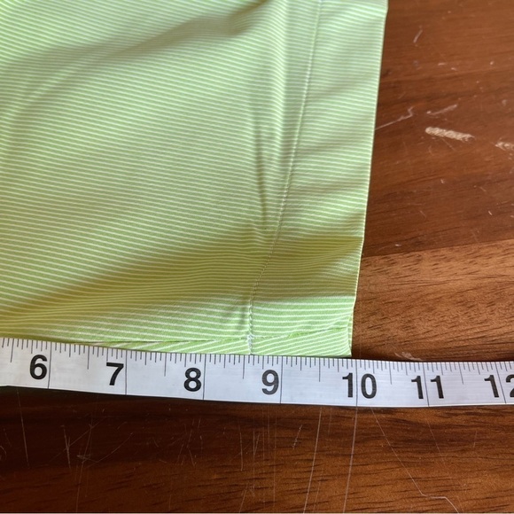NWT Cutter & Buck Golf Shorts green pinstriped size 36 DryTech - Picture 13 of 14